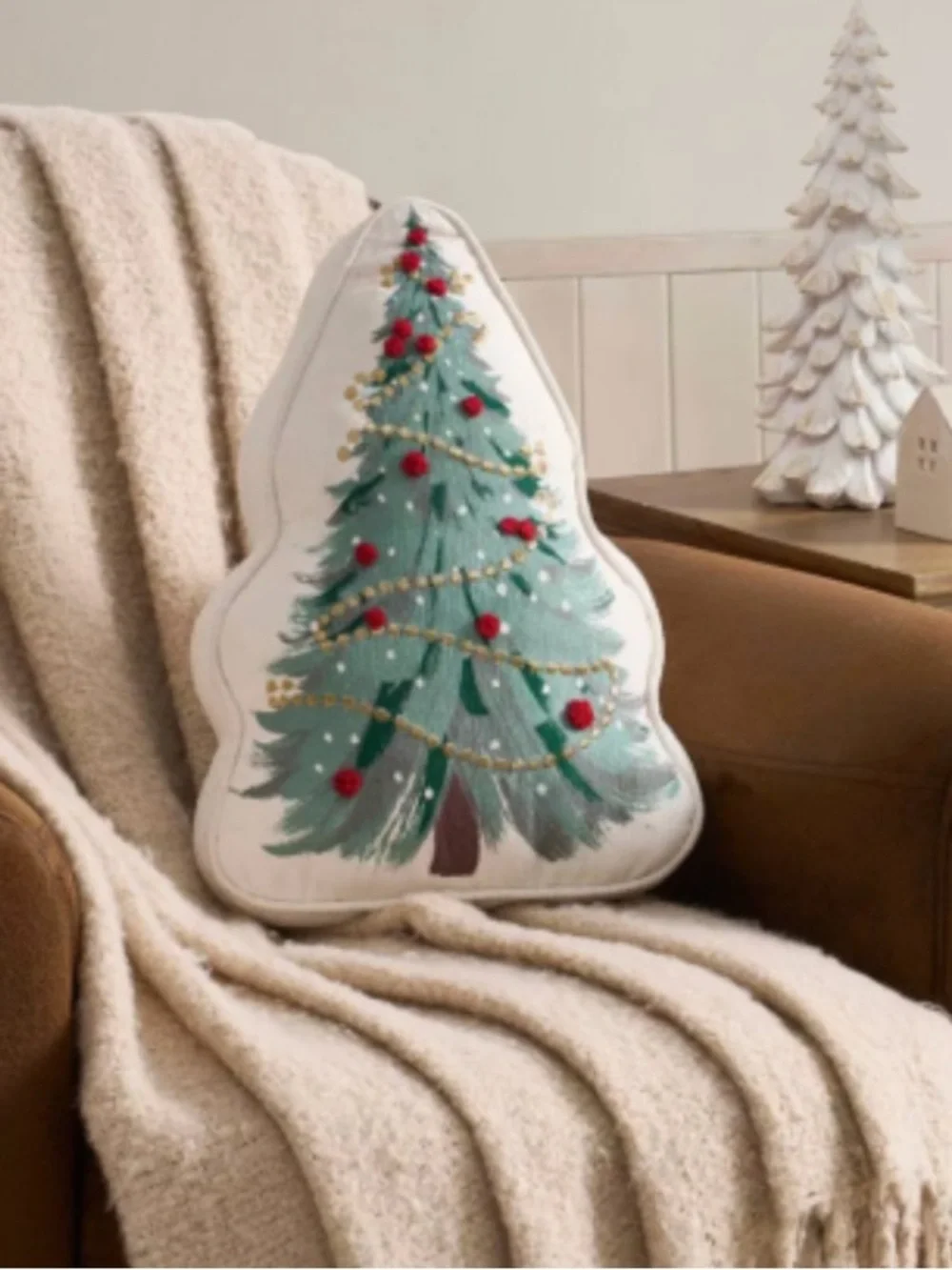 HALLMARK 2025 Novelty Christmas Tree Decorative Pillow 16